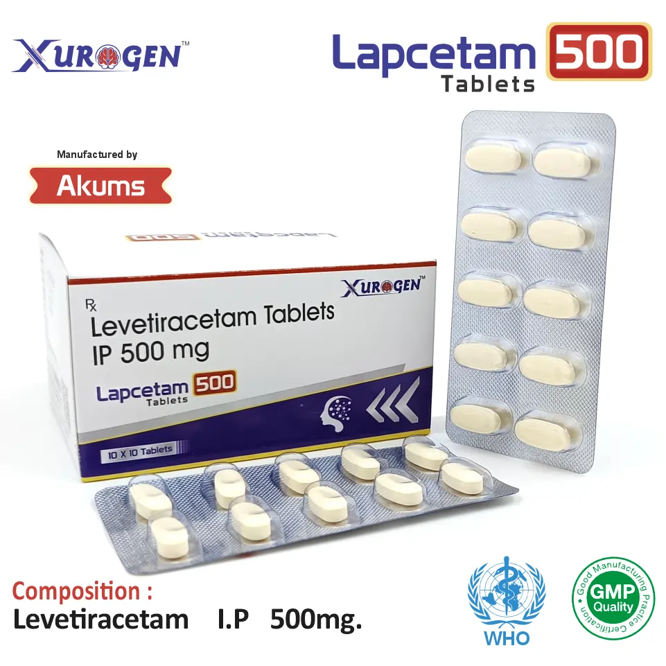 Levetiracetam 500mg Tablet at the best price in PCD Pharma Franchise for Anticonvulsant and Epilepsy Management.